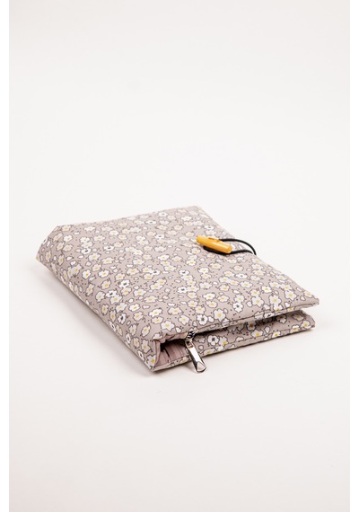 Kitap Kılıfı Ve Defter Kılıfı Fermuarlı Kalem Cepli Kumaş Organizer