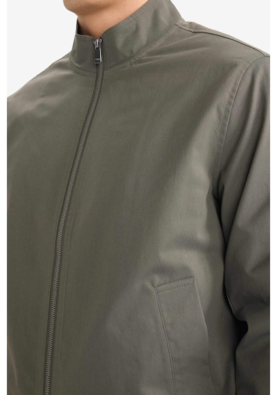 Defacto Slim Fit Astarlı Fermuarlı Mont D7338ax26spkh522 Haki-kh522