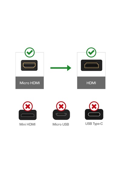 AoGo Micro Hdmi To Hdmi Kablo 3 M