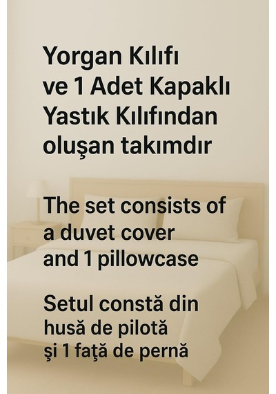 Tek Kişilik Düz Renk Gri Nevresim + 1 Adet Yastık Kılıfı, Crsfnevrsmtek Diğer