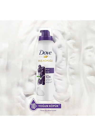 Dove Duş Köpüğü Açai Yağı Yoğun Köpük 200 Ml Diğer