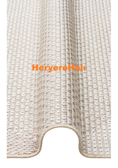 Mono Mno 03 Beıge Hav Toz Vermez Kaymaz Tabanlı Şık Kilim