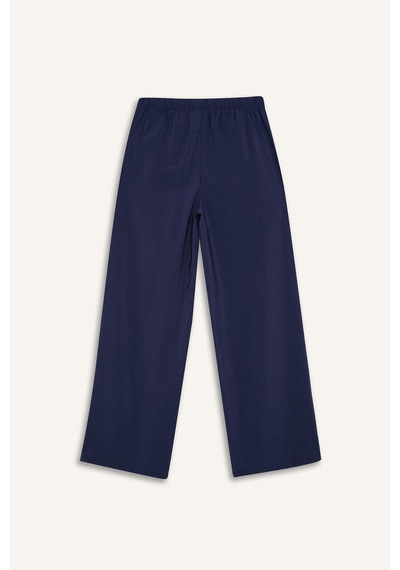 DeFacto Regular Fit Esnek Belli Plaj Pantolonu-Fall in Love E1172AX25SMNV241 Lacivert