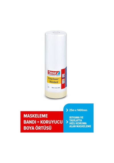 Bantlı Boya Badana Örtüsü, 25m X 1400mm Diğer