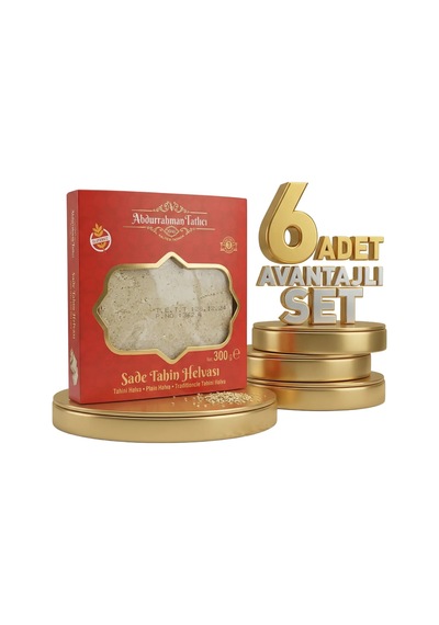 Abdurahman Tatlıcı Sade Tahin Helvası 6x300 Gr