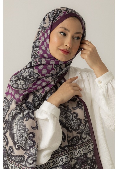 Mimiyum Miras Desen-soft Şal - Model 7 Çok Renkli