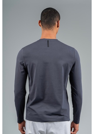 Maraton Regular Erkek Bisiklet Yaka Antrasit Sweatshirt Antrasit
