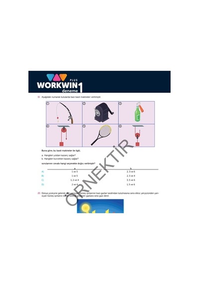 Lgs Video Çözümlü 5'li Deneme Workwin Plus