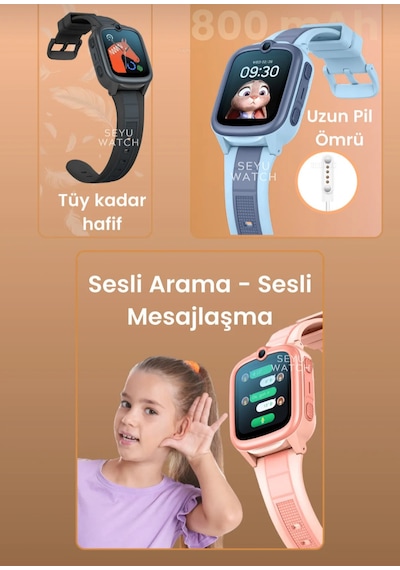 Harvox HX Kids 4G Pro Sim Kartlı Akıllı Çocuk Saati (İthalatçı Garantili)