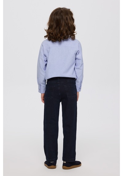 Panço Erkek Çocuk Cepli Denim Pantolon Lacivert