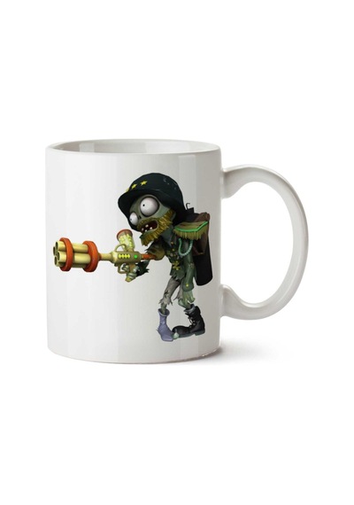 Plants-vs-zombies-garden-warfare-png İki Tarafı Baskılı Kupa Bardak Çok Renkli