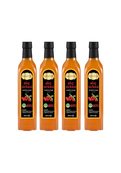 Hanzade Bitkisel Alıç Sirkesi 4 x 500 ML