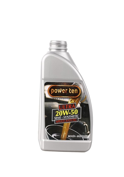 Power Ten Pro 20W-50 Motor Yağı 1 Litre + 12 Adet Koli