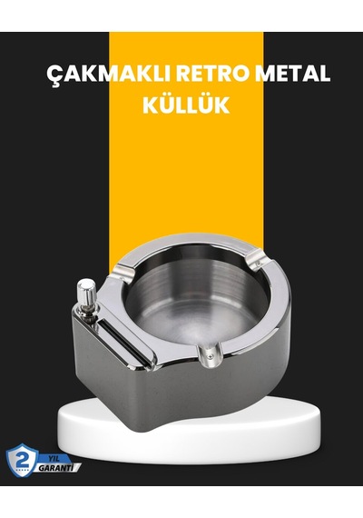 Yuvarlak Çakmaklı Küllük Dayanıklı Metal Yapı Mh-hs0101-7818