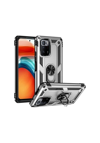 Xiaomi Poco X3 Gt Kılıf Zore Vega Kapak Gri