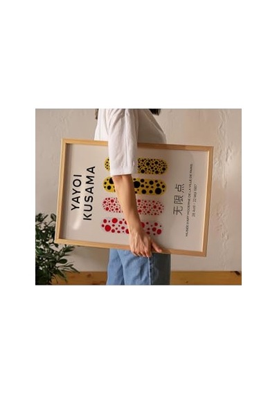 Yayoi Kusama Çerçevesiz Poster, Modern Dekoratif Çerçevesiz Poster, Tablo, Yayoikusama-13, 40 X 50