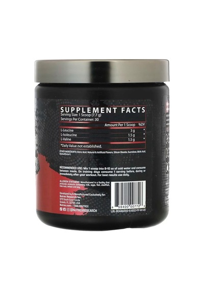Bcaa 6000, Recovery, Meyve Yumruğu, 8,15 Oz 231 G