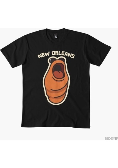 Tarzsokak Marcus The Worm New Orleans Erkek Kadın Tişörtü %100 Pamuklu Tişörtler Kısa Kollu Üstler 1217 Çok Renkli