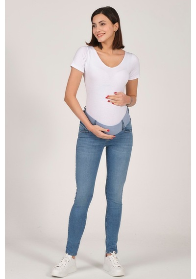 Busa Hamile Skinny Jeans Açık Mavi-açıkmavi