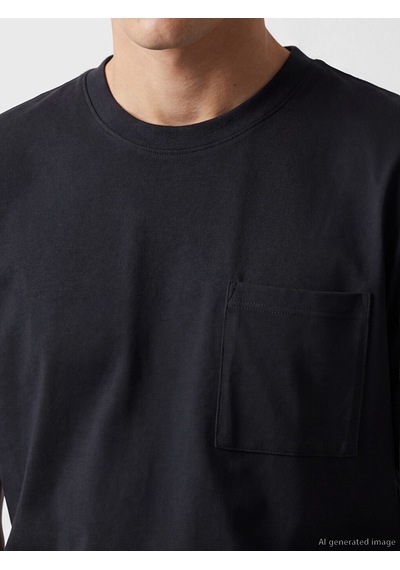 Lcw Vision Lacivert %100 Pamuk Regular Fit Basic Cepli Tişört