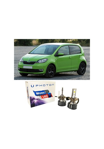 Skoda Citigo Uzun Far Ampulü H7 Mono Yeni Seri Beyaz 2011-2019
