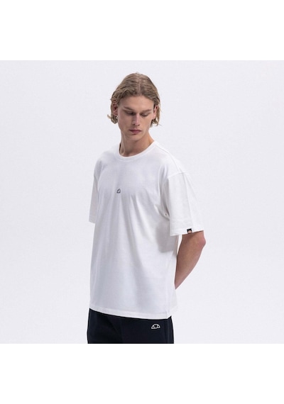 Ellesse Em376-of Oversize Tee Erkek T-shirt - Kırık Beyaz Kırık Beyaz