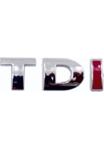 Volkswagen Tdi 2005 Yazı Büyük Tek Kırmızı/i