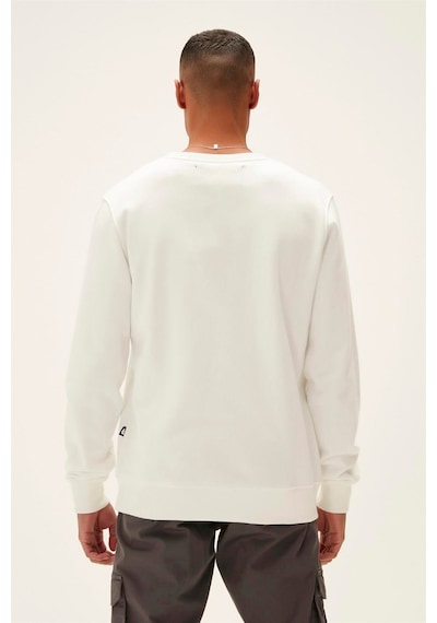 Bad Bear Counter Crewneck Erkek Sweatshirt-25272-beyaz Beyaz