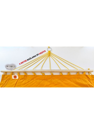 Relax İpek Hamak- Sarı Kumaş Hamak Sarı