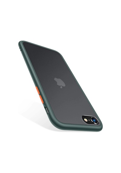 Apple Uyumlu iPhone Se 2020 Kilif Renkli Tuslu Kenar Silikon Kapak 389802602