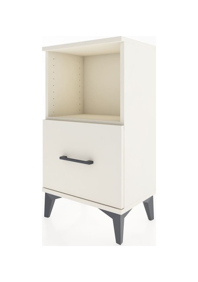 Arges Komodin Tek Raflı Tek Çekmeceli 44x30x80 Aytaşı-aytaşı Aytaşı
