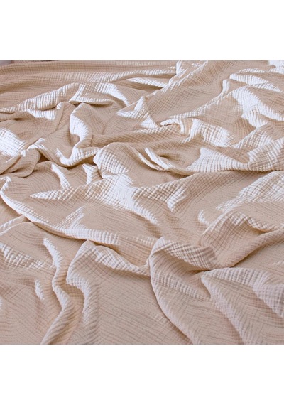 Püskül Müslin Koltuk Battaniyesi &amp Pike Tek Kişilik 135x170 Cm, 100% Pamuk Ultra Yumuşak 4-katlı Muslin Kumaş Diğer