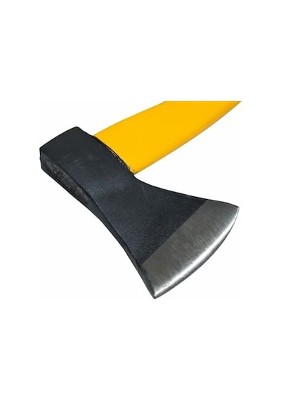 Aksu Profesyonel Kauçuk Saplı Balta 35cm Sap 8cm Kesim Ağzı Sarı-siyah