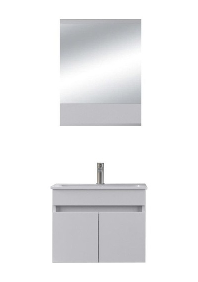 Biani Tome 60 Cm Banyo Dolabı Renk Mat Beyaz Çok Renkli