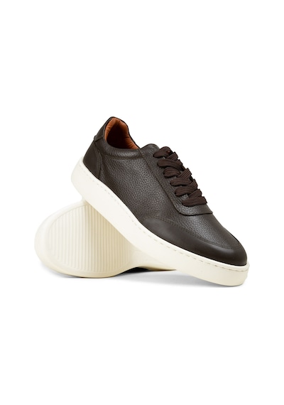 Deery Erkek Haki Hakiki Deri Sneaker Ayakkabı - 04406mhake01