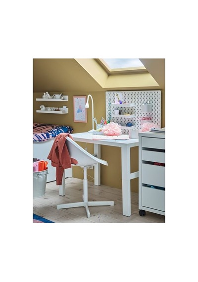 Ikea Nävlınge Çalışma Lambası, Beyaz, 52 Cm
