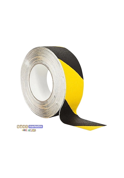 Merdiven Kaydırmaz Bant 5cm X 25m Merdiven Kaymaz Sarı Siyah Tdrtr