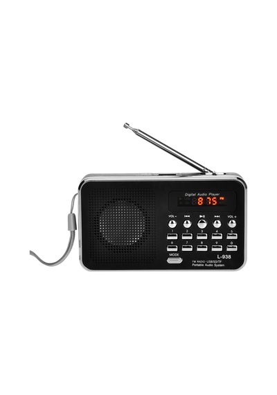 Xindoker "l-938 Taşınabilir Fm Radyo & Mp3 Çalar - Yüksek Ses Kalitesi, Usb/tf Kart Desteği, Kulaklık Çıkışı"