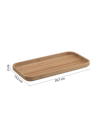 Ninfea 4 Parça Banyo Aksesuar Seti - Bambu & Mat Beyaz