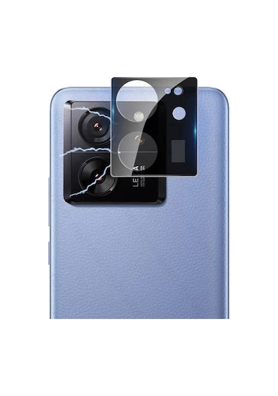 Kilifone - Xiaomi Mi 13t Pro Uyumlu - Kamera Lens Koruyucu 3d Kamera Camı - Şeffaf