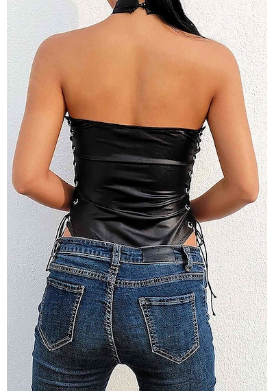 Mentra Online Özel Tasarım Yanları Kuş Gözlü Yandan Bağlamalı Şık Babydoll Sarı