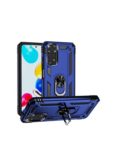 Xiaomi Redmi Note 11s Global Kılıf Zore Vega Kapak Mavi