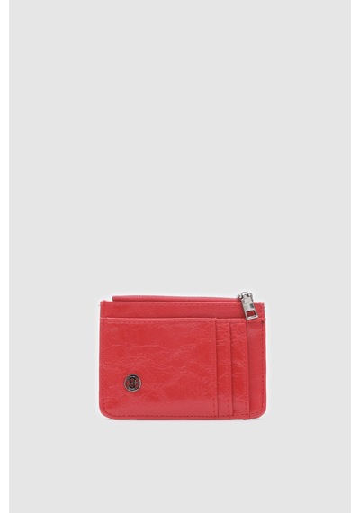 Shule Bags Carry Kapaklı Kadın Kartlık Kırmızı