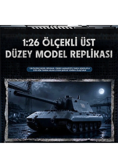 Reobrix E100 Heavy Tank 77037 Brick Yapım Seti
