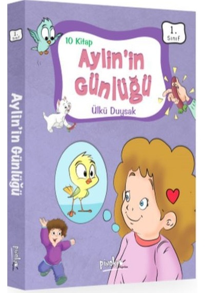 1. Sınıf Aylin'in Günlüğü Seti 10 Kitap Takım- Pinokyo