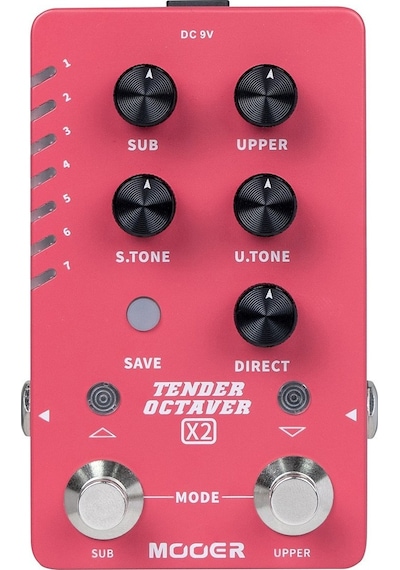 Mooer M730 Tender Octaver X2 Gitar Pedalı
