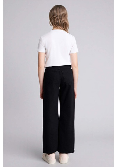 Defacto 90s Wıde Leg İspanyol Paça Gabardin Pantolon Kız Çocuk G0603a826spbk27 Siyah-bk27 Defacto 90s Wıde Leg İspanyol Paça Gabardin Pantolon Kız Çocuk G0603a826spbk27 Siyah-bk27