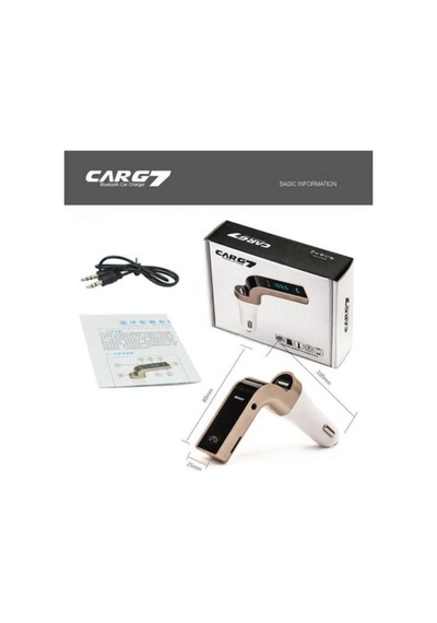Car G7 Charger Bluetooth Araç Kiti Çakmaklık Sarjı Senalstore