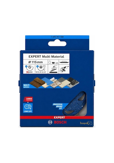 Bosch Expert 115 Mm X-lock Çok Amaçlı Karbür Taşlama Diski Orta Konik 2608901688
