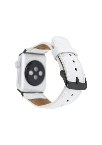 Bouletta Apple Watch Uyumlu Deri Kordon 42-44-45Mm F3 Beyaz